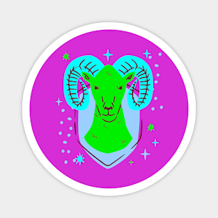 Zodiac Animal: Aries Magnet